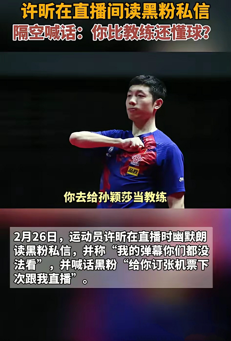 中国队绝杀德国队,许昕高光表现 中国队绝杀德国队,许昕高光表现